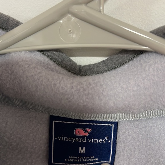 Vineyard Vines 1/4 Button Fleece Pullover Boys Size M - Picture 3 of 3